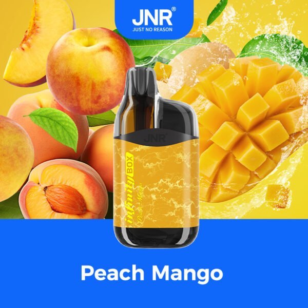 12 Peach Mango JNR® Infinity Box - 2200mAh Disposable Vape Device