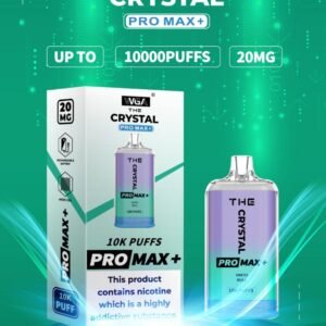 Crystal Pro Max Plus by WGA  Disposable Vape Box - vapeswholesale