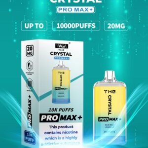 Crystal Pro Max Plus by WGA  Disposable Vape Box - vapeswholesale