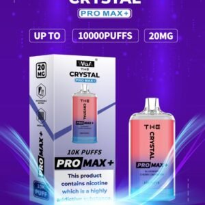 Crystal Pro Max Plus by WGA  Disposable Vape Box - vapeswholesale