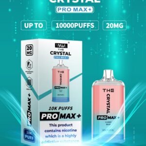 Crystal Pro Max Plus by WGA  Disposable Vape Box - vapeswholesale