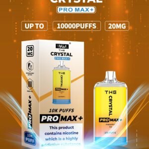 Crystal Pro Max Plus by WGA  Disposable Vape Box - vapeswholesale