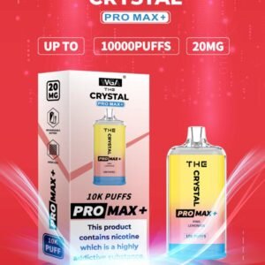 Crystal Pro Max Plus by WGA  Disposable Vape Box - vapeswholesale