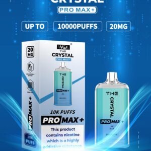 Crystal Pro Max Plus by WGA  Disposable Vape Box - vapeswholesale