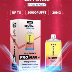 Crystal Pro Max Plus by WGA  Disposable Vape Box - vapeswholesale