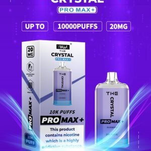 Crystal Pro Max Plus by WGA  Disposable Vape Box - vapeswholesale