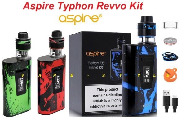 Aspire Typhon Revvo Kit ARC Coil In-Built 5000mAh Battery - vapeswholesale