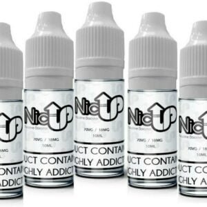 NICUP Nicotine Shots 10ML 70VG 30PG 18MG Unflavoured Nicotine Shot VAPE E-Liquid - vapeswholesale