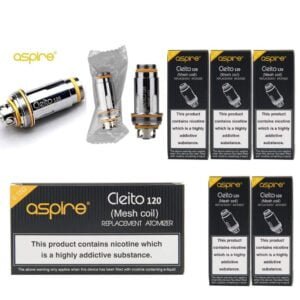 ASPIRE CLEITO 120 MESH COILS - vapeswholesale