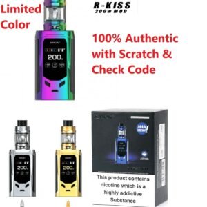 RAINBOW Smok R-Kiss Mod Kit 200W 2ml Tank VAPE STARTER VAPE PEN Kit - vapeswholesale