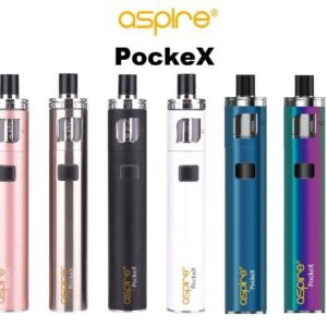 ASPIRE Pockex Vape Pen Starter Kit Pocket E Cig AIO All in One - vapeswholesale