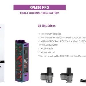 SMOK RPM80 Pro Pod System Vape Starter Kit Fast Dispatch - vapeswholesale