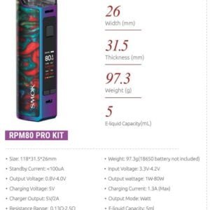 SMOK RPM80 Pro Pod System Vape Starter Kit Fast Dispatch - vapeswholesale