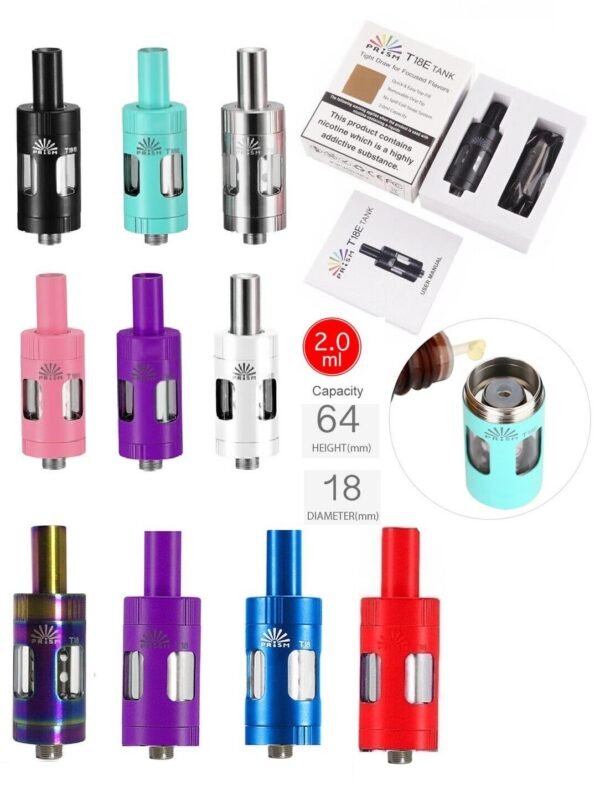 INNOKIN ENDURA PRISM T18E TANK 2ML T18E 1.5ohm COILS - vapeswholesale