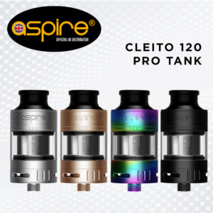 Aspire Cleito Pro 120 Tank Clearomizer E-Cigarette Cloud Vape Sub-ohm - vapeswholesale