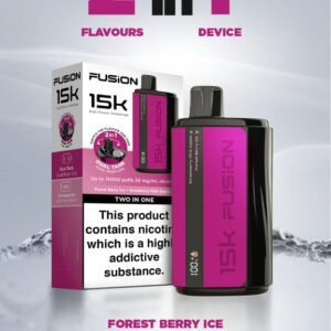 fusion 15k puffs 2 in 1 disposable vape pod kit box of 5 forest berry ice strawberry pink apple vapeukwholesale 251162 1024x1024 d08205e2 8a50 441d b734 967b7a07f126 2 IN 1 FUSION 15K PUFFS DISPOSABLE VAPE POD KIT | Best Device | Best Price | UK